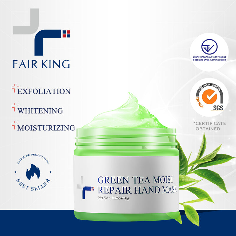 FAIR KING GREEN TEA MOIST REPAIR HAND MASK